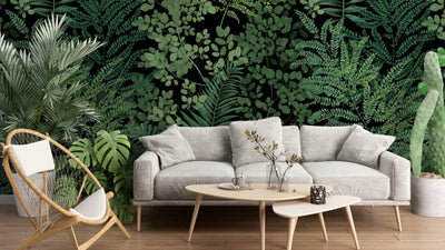 Botanical Leaves Wallpaper