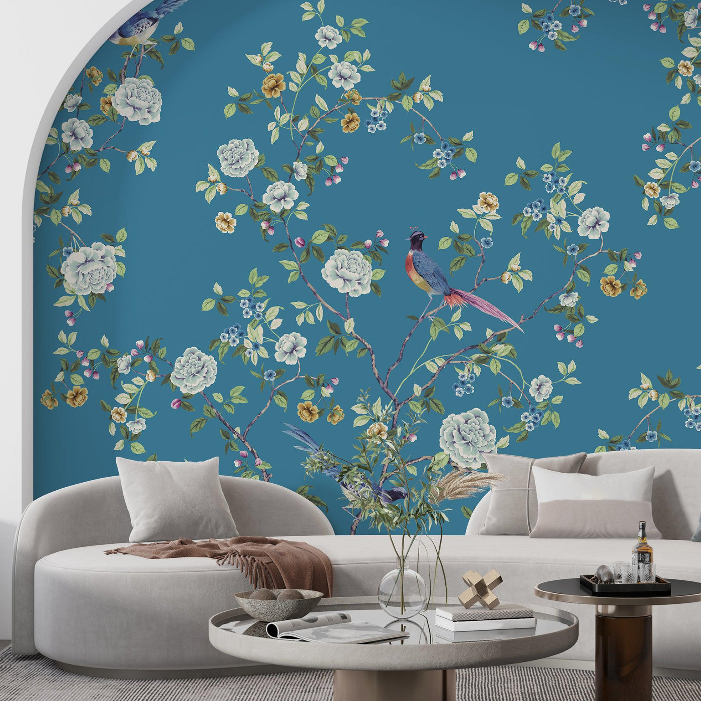 Chinoiserie Wallpaper-Wallpaper-LUXOTIC