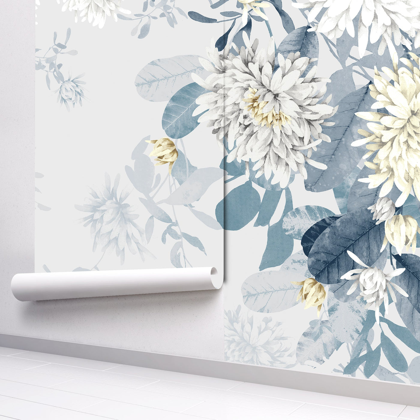 Chrysanth Wallpaper-Wallpaper-LUXOTIC