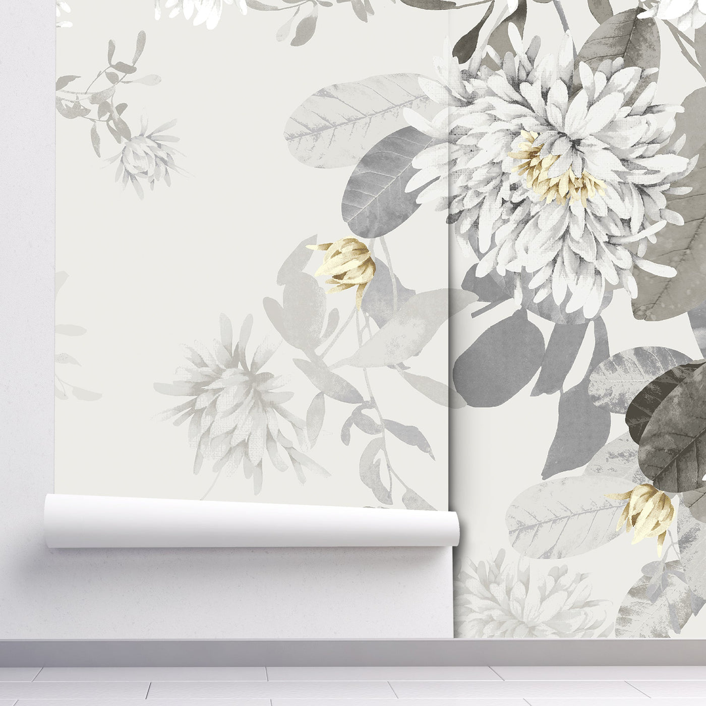 Chrysanth Wallpaper-Wallpaper-LUXOTIC