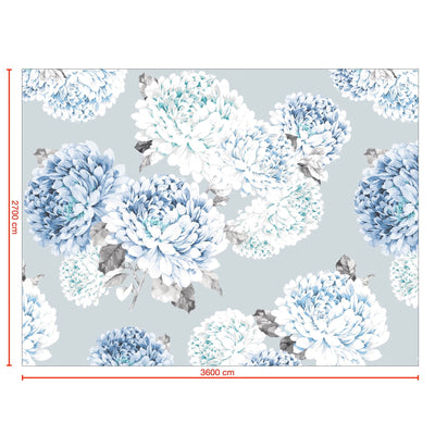 Chrysanthemum Wallpaper-Wallpaper-LUXOTIC