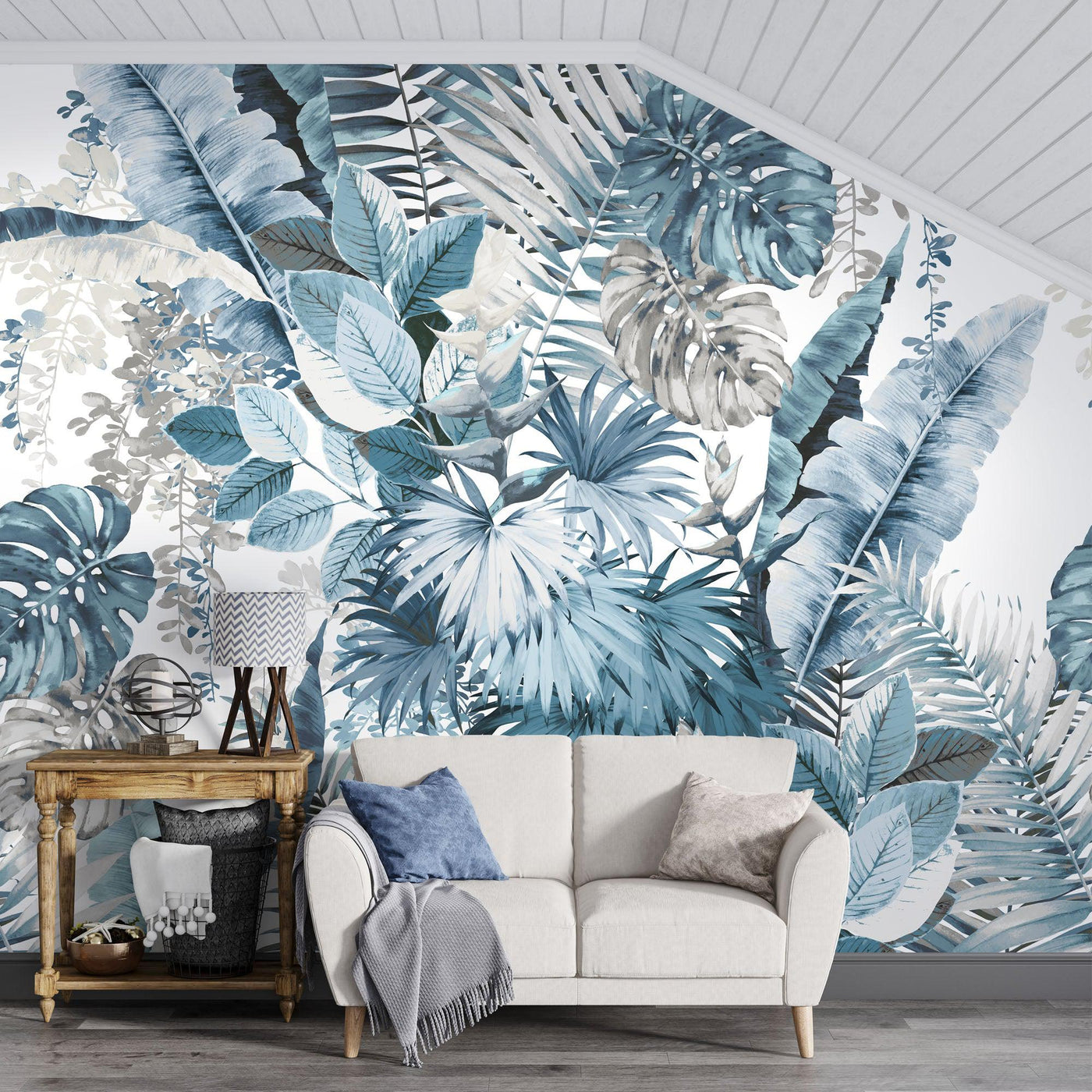 Jungle Leaves Wallpaper-Wallpaper-LUXOTIC