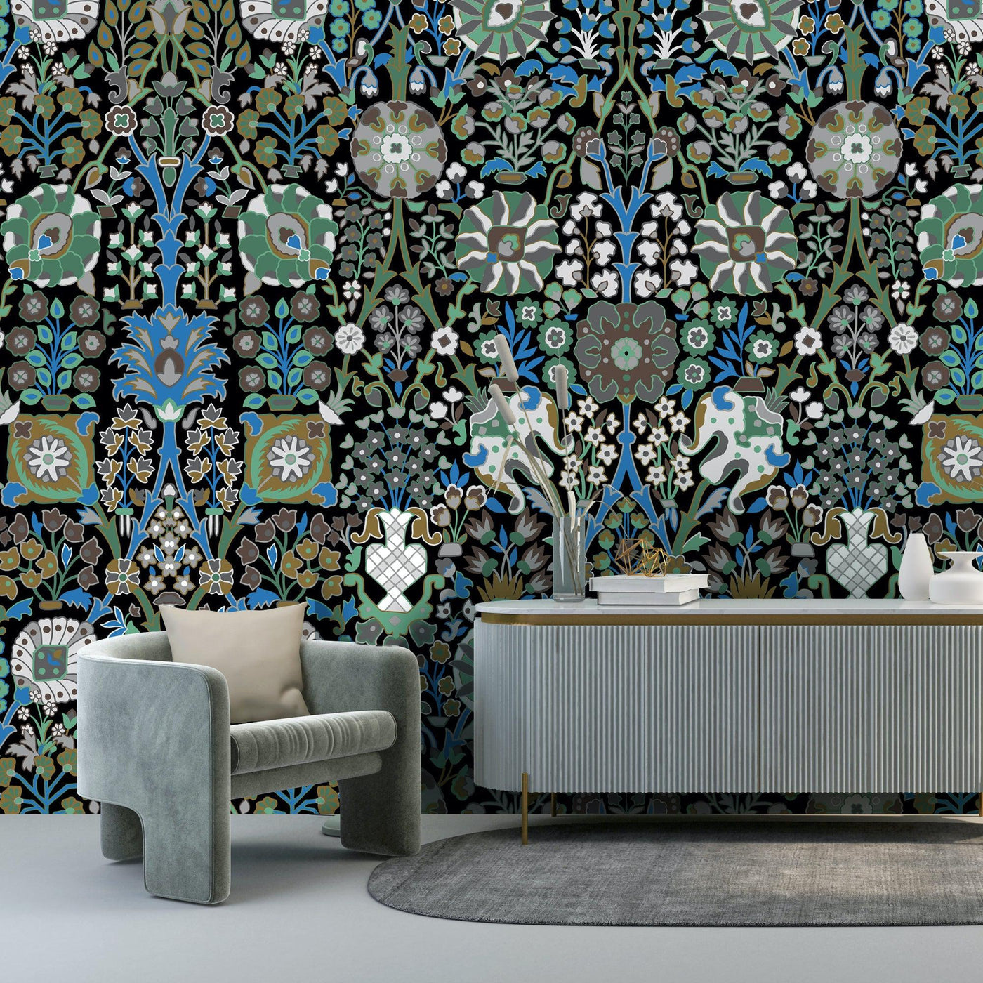 Kilim Wallpaper-Wallpaper-LUXOTIC