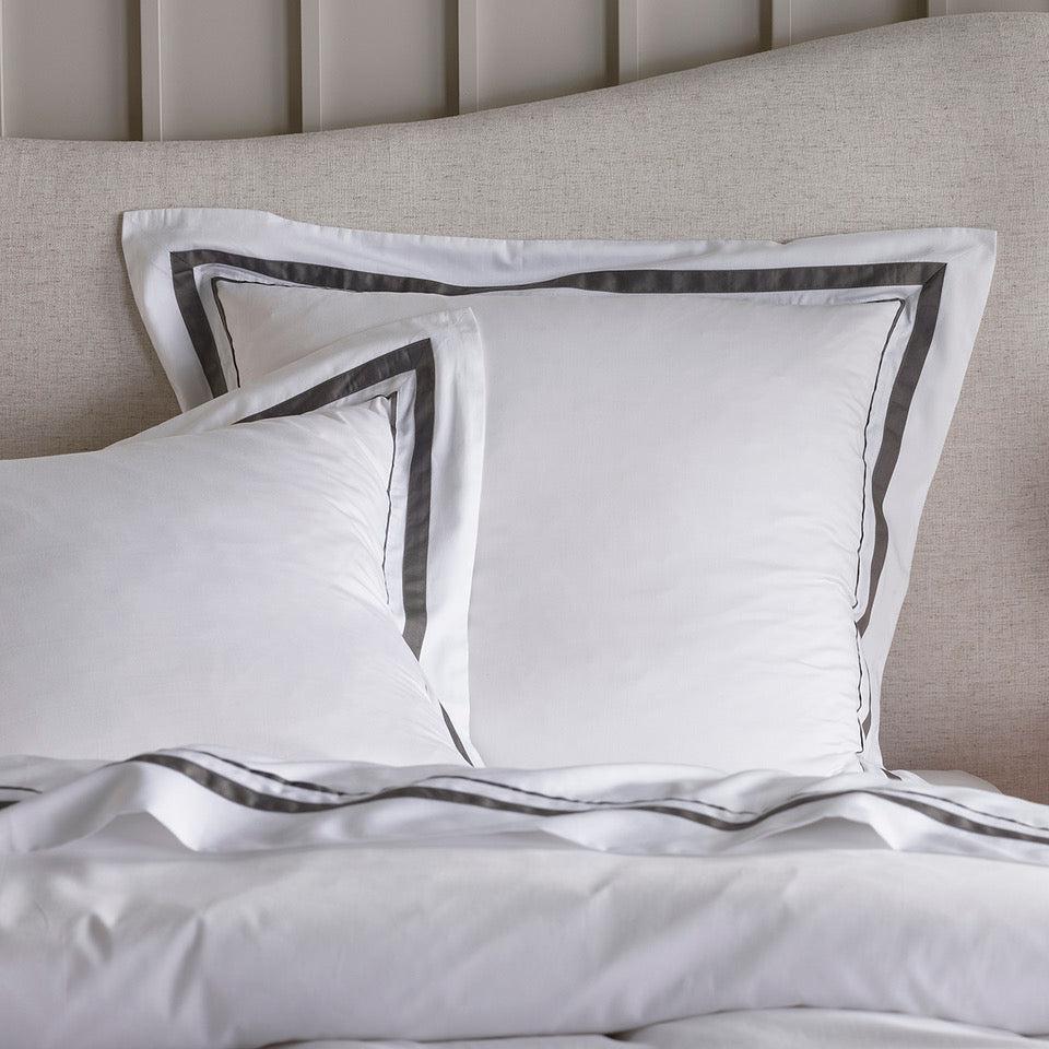 Organic Cotton European Pillowcase with Trim-European Pillowcase-LUXOTIC