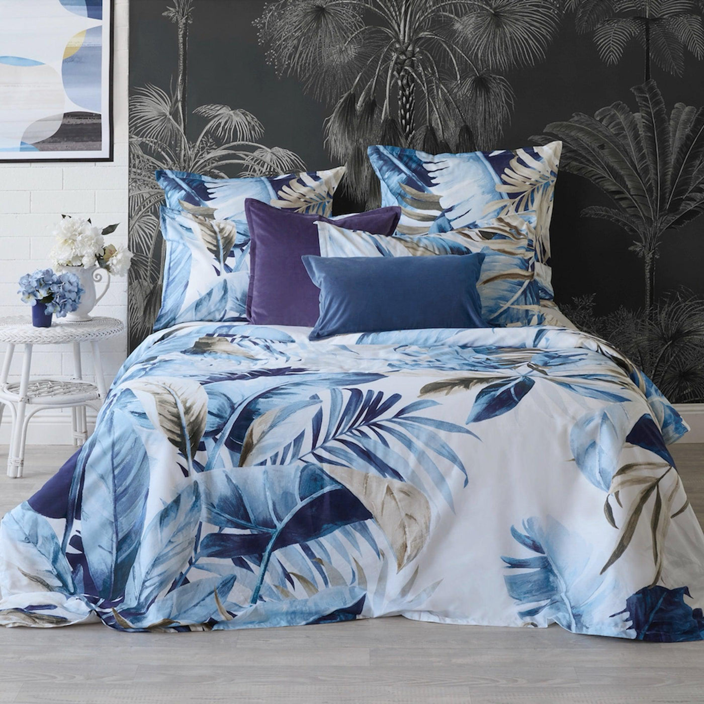 Pacifico Blue Quilt Cover Set-Quilt Cover Set-LUXOTIC