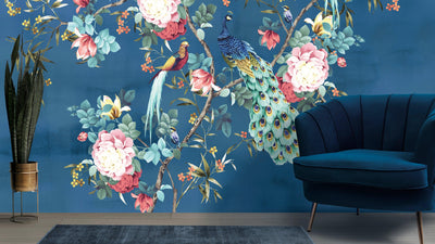 Peacock Wallpaper-Wallpaper-LUXOTIC