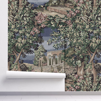 Tuscan Garden Wallpaper-Wallpaper-LUXOTIC