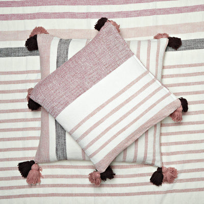 Brighton Hand Woven 50x50cm Striped Cushion Cover-Cushion-LUXOTIC