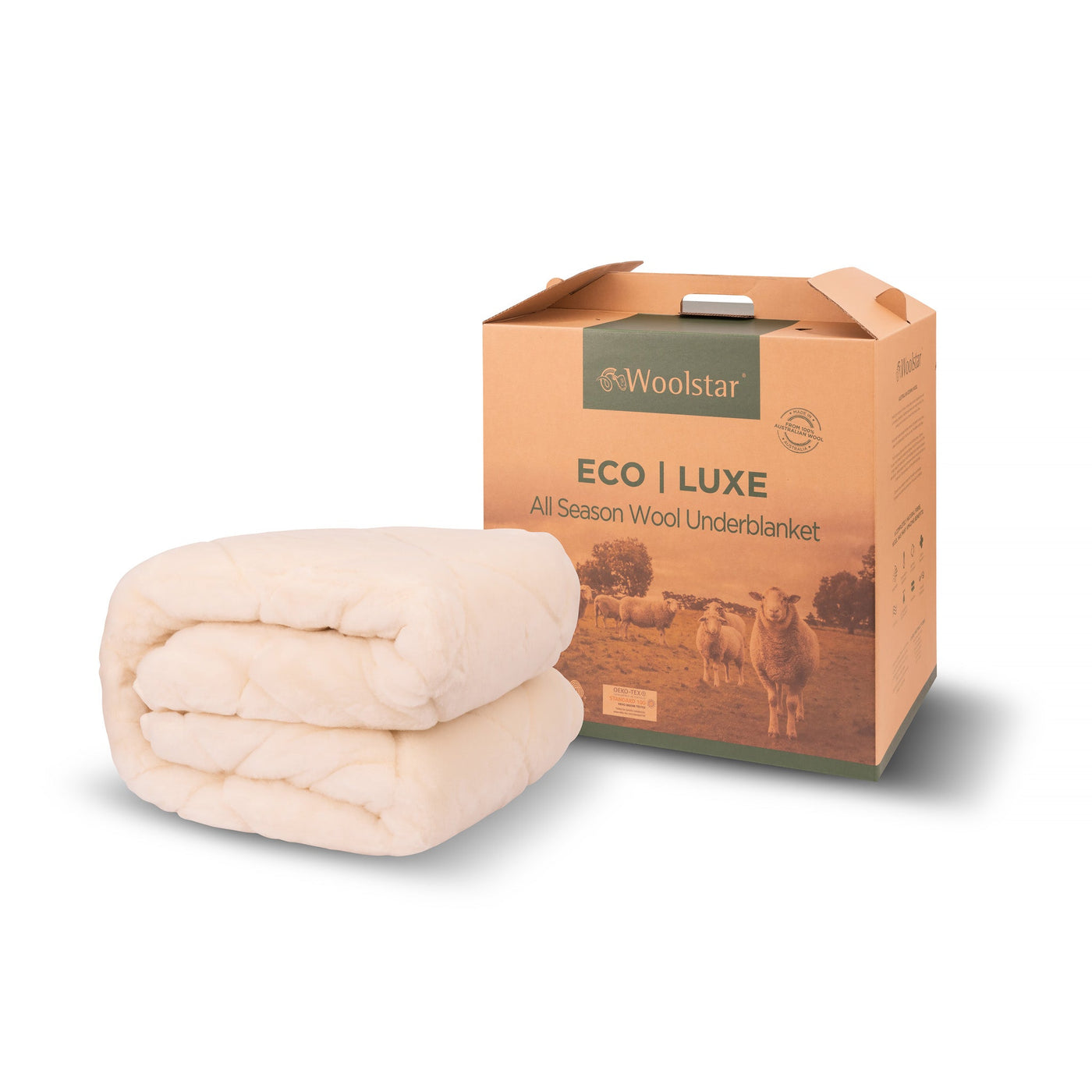 Eco Double Fleece Wool Underblanket-Underblanket-LUXOTIC